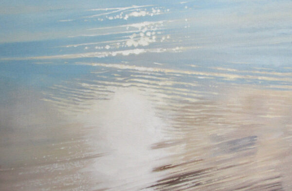 Morning Light at Black Rock - original oil painting by Toby Carr Close-up