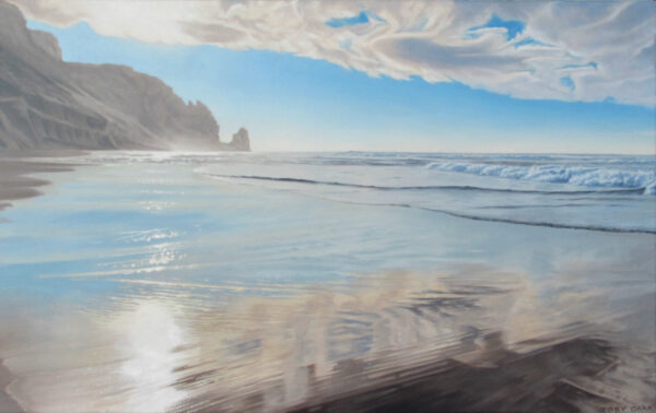 Morning Light at Black Rock - original oil painting by Toby Carr